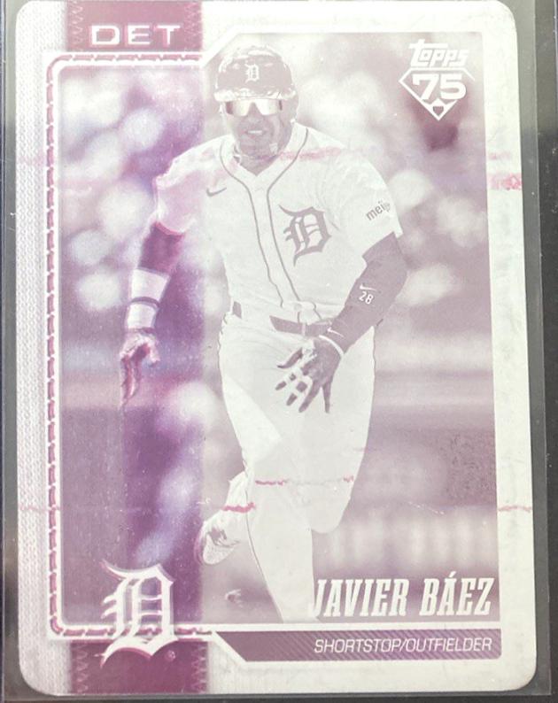 Javier Baez [Printing Plate] #144