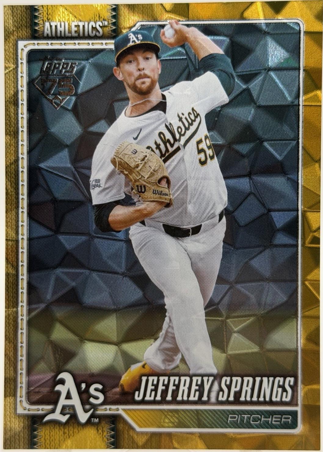 Jeffrey Springs [Gold Diamante] #87