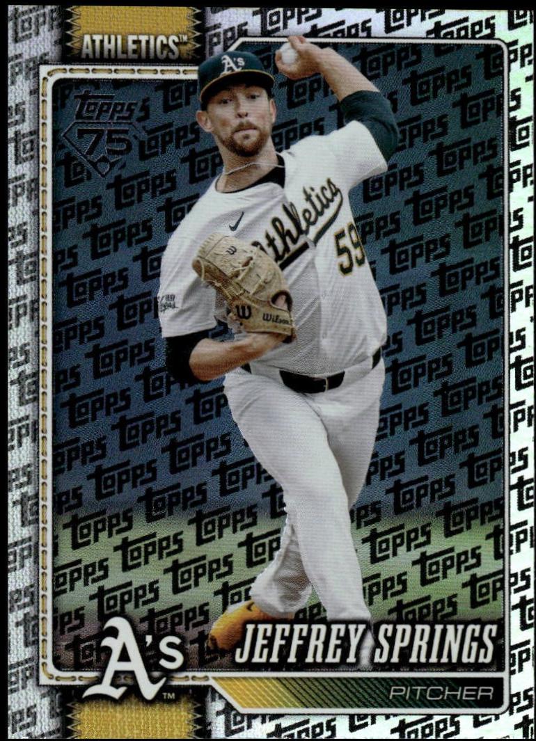 Jeffrey Springs [Topps Foil Pattern] #87