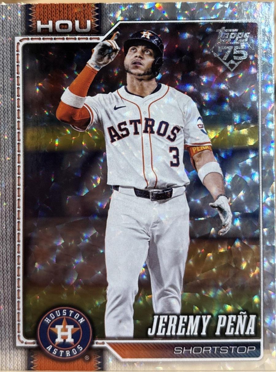 Jeremy Pena [Silver Crackleboard] #307