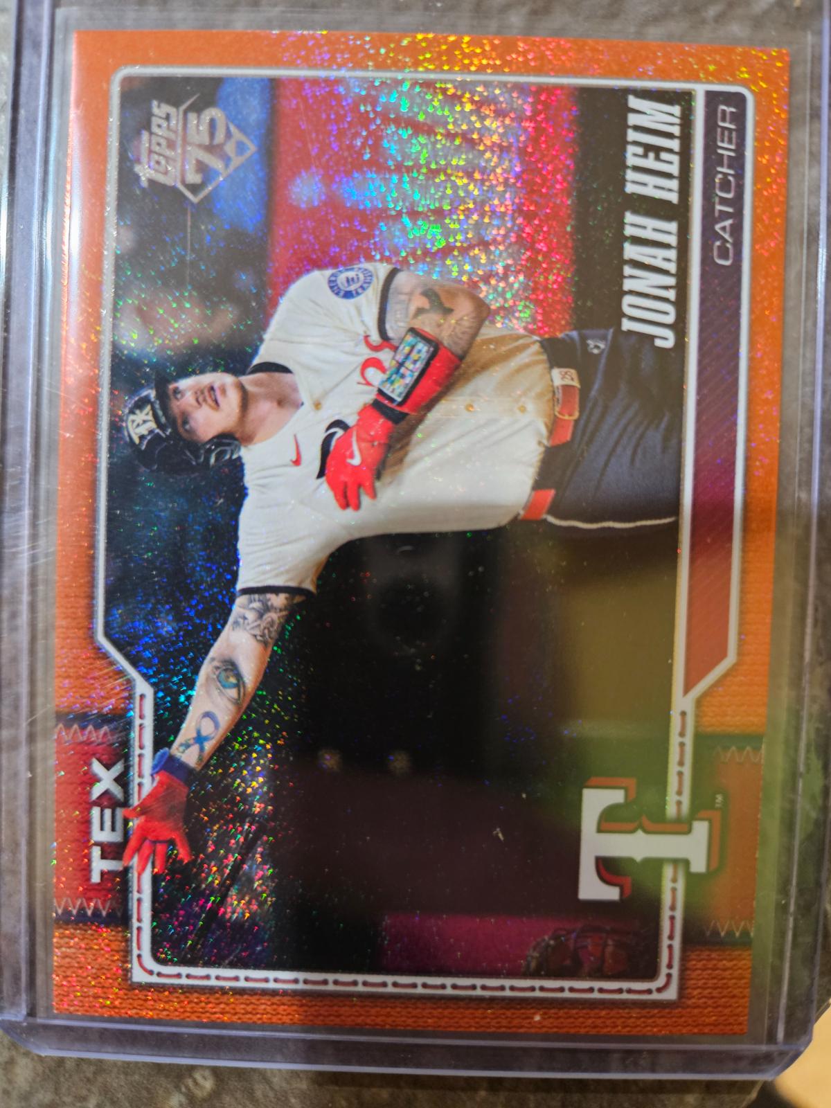 Jonah Heim [Orange Sandglitter] #78
