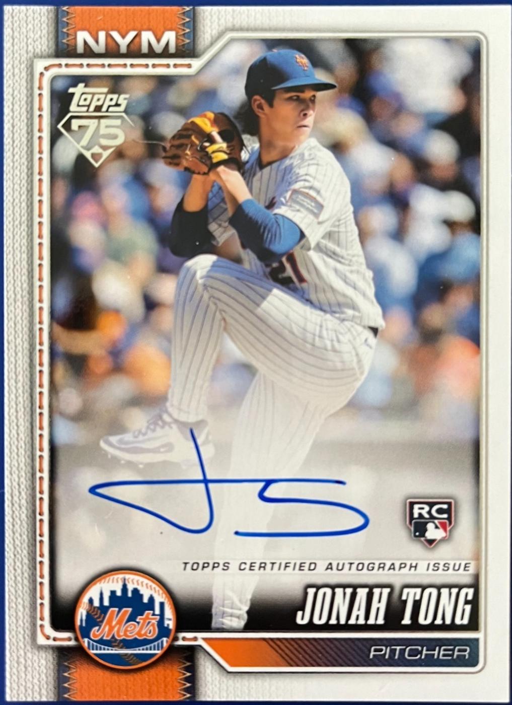 Jonah Tong [1952 Variation Autograph] #4
