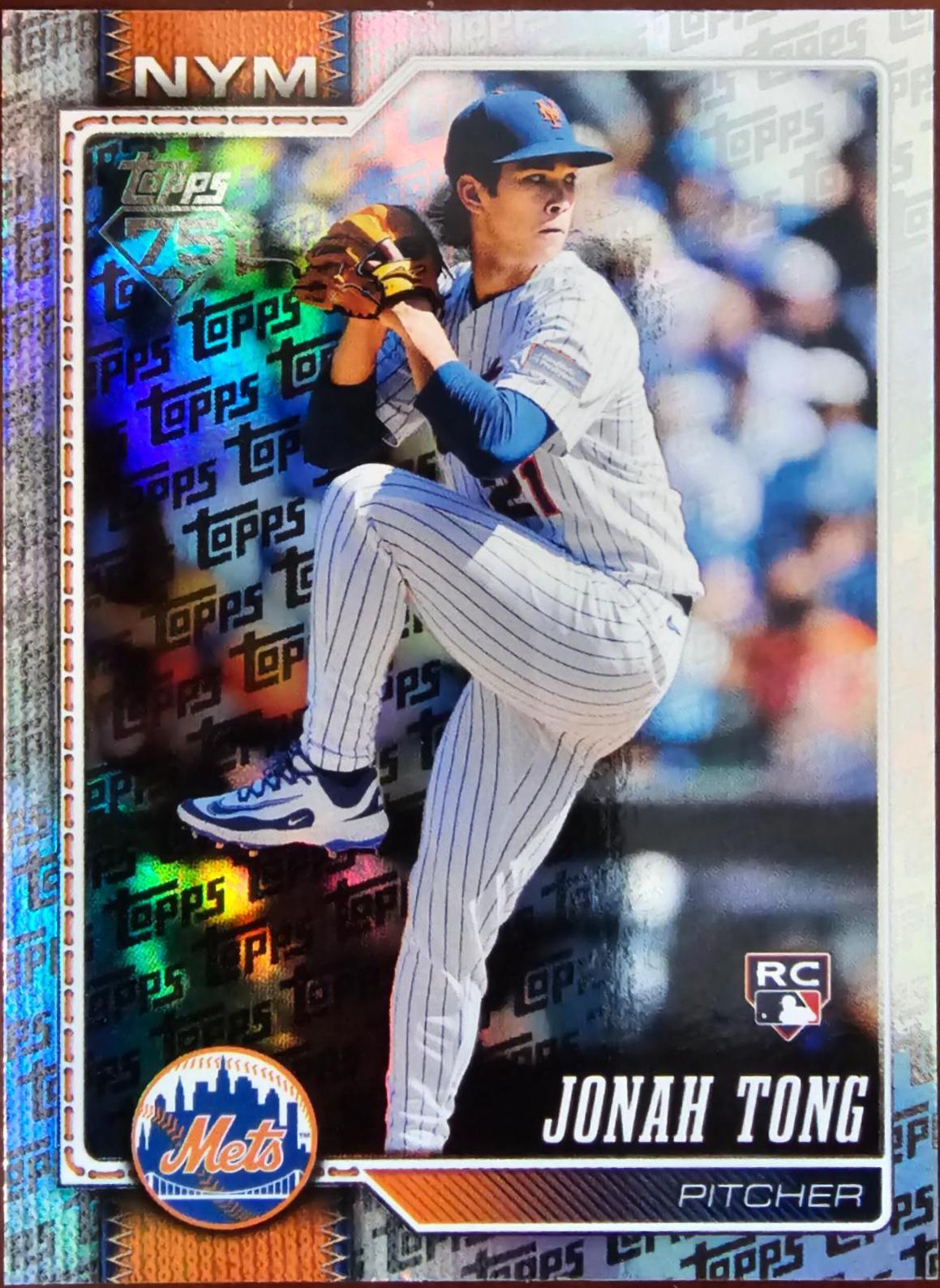 Jonah Tong [Topps Foil Pattern] #4