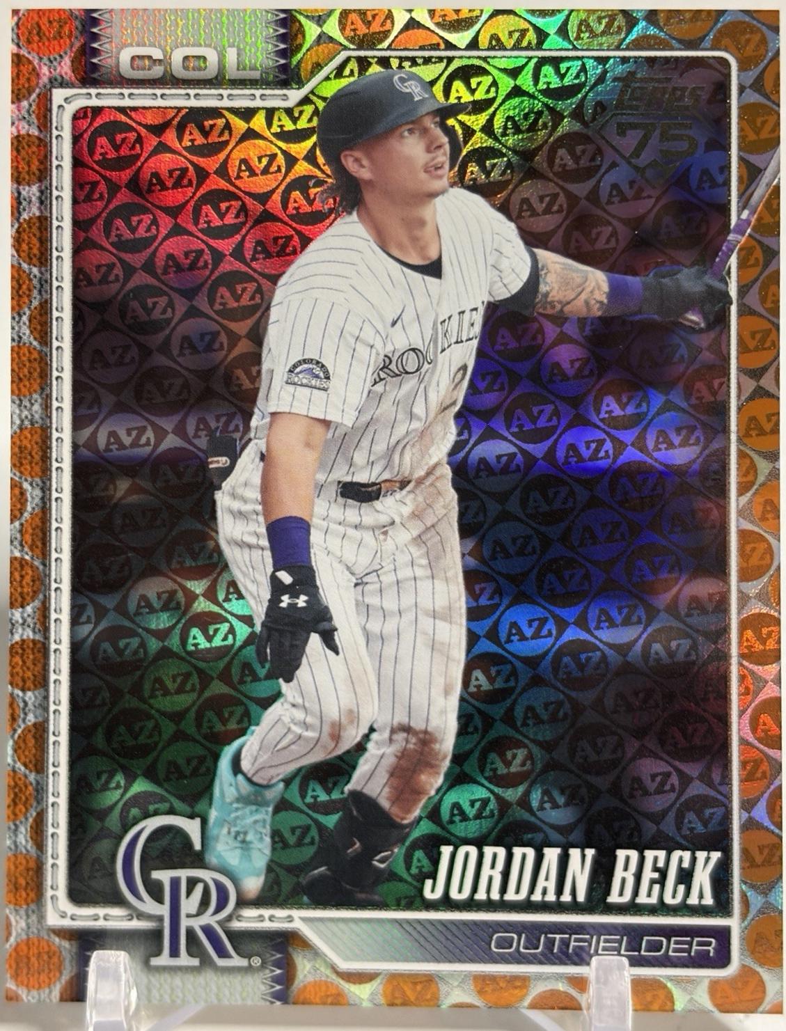 Jordan Beck [Orange Spring Training] #12