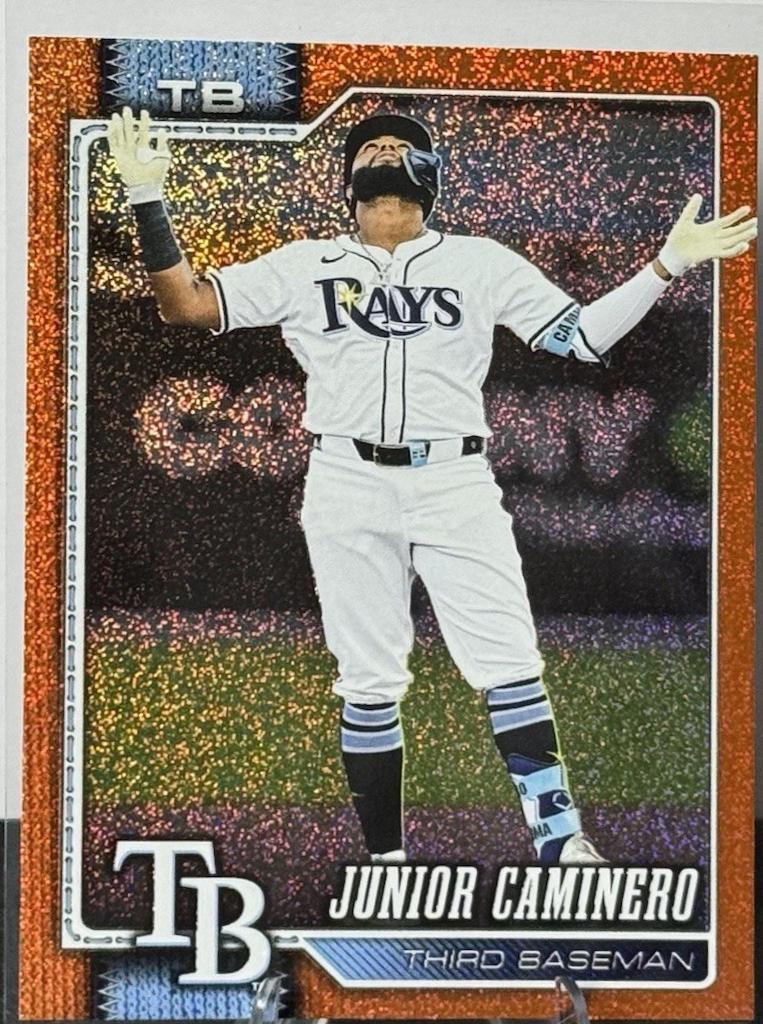 Junior Caminero [Orange Sandglitter] #328
