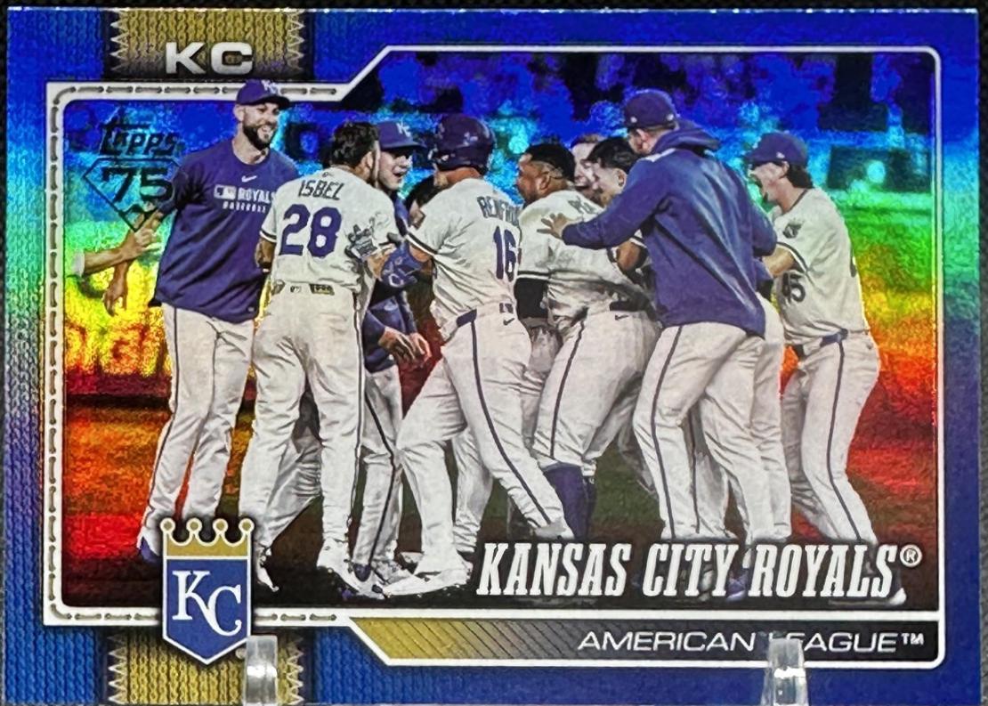 Kansas City Royals [Blue Rainbow] #34