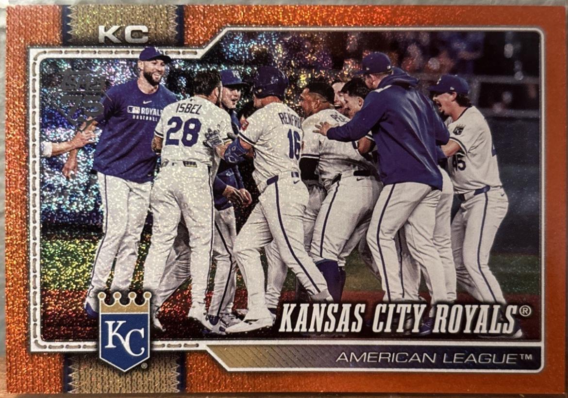 Kansas City Royals [Orange Sandglitter] #34
