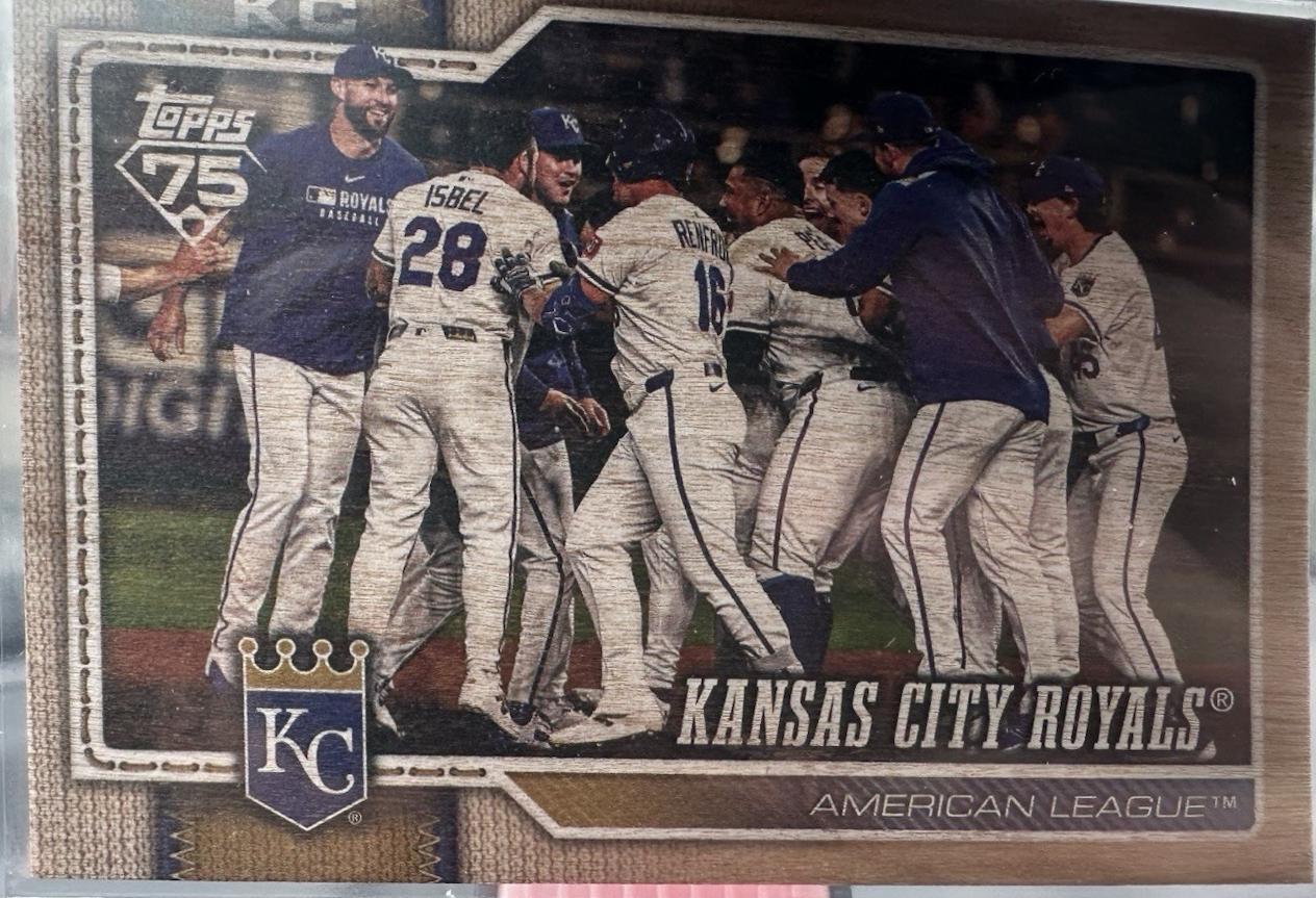 Kansas City Royals [Wood] #34