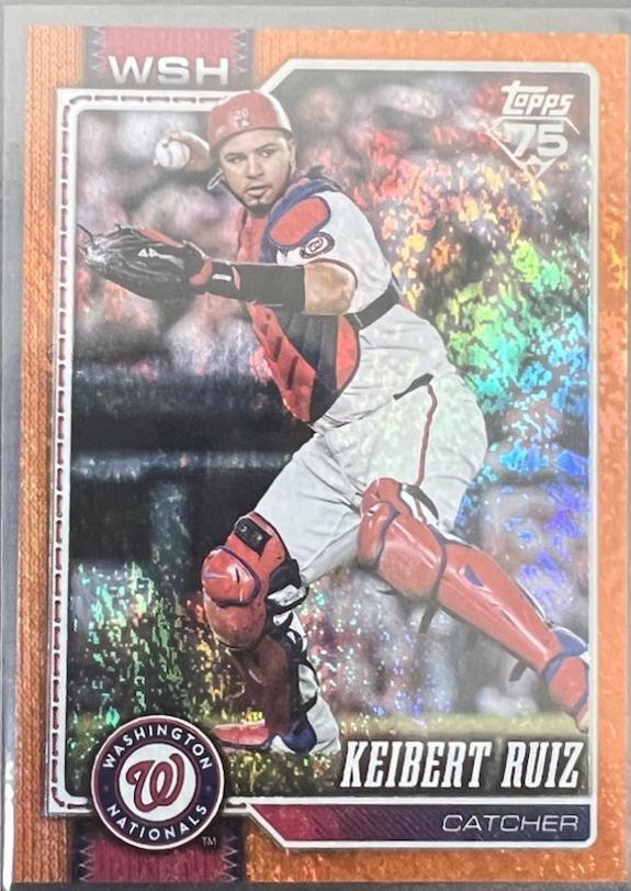 Keibert Ruiz [Orange Sandglitter] #245