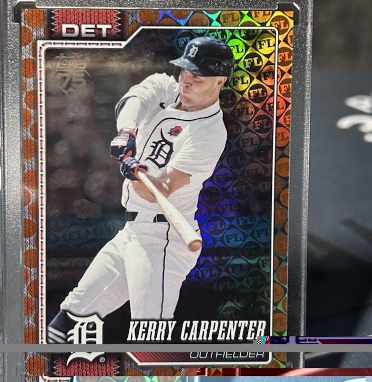 Kerry Carpenter [Orange Spring Training] #61