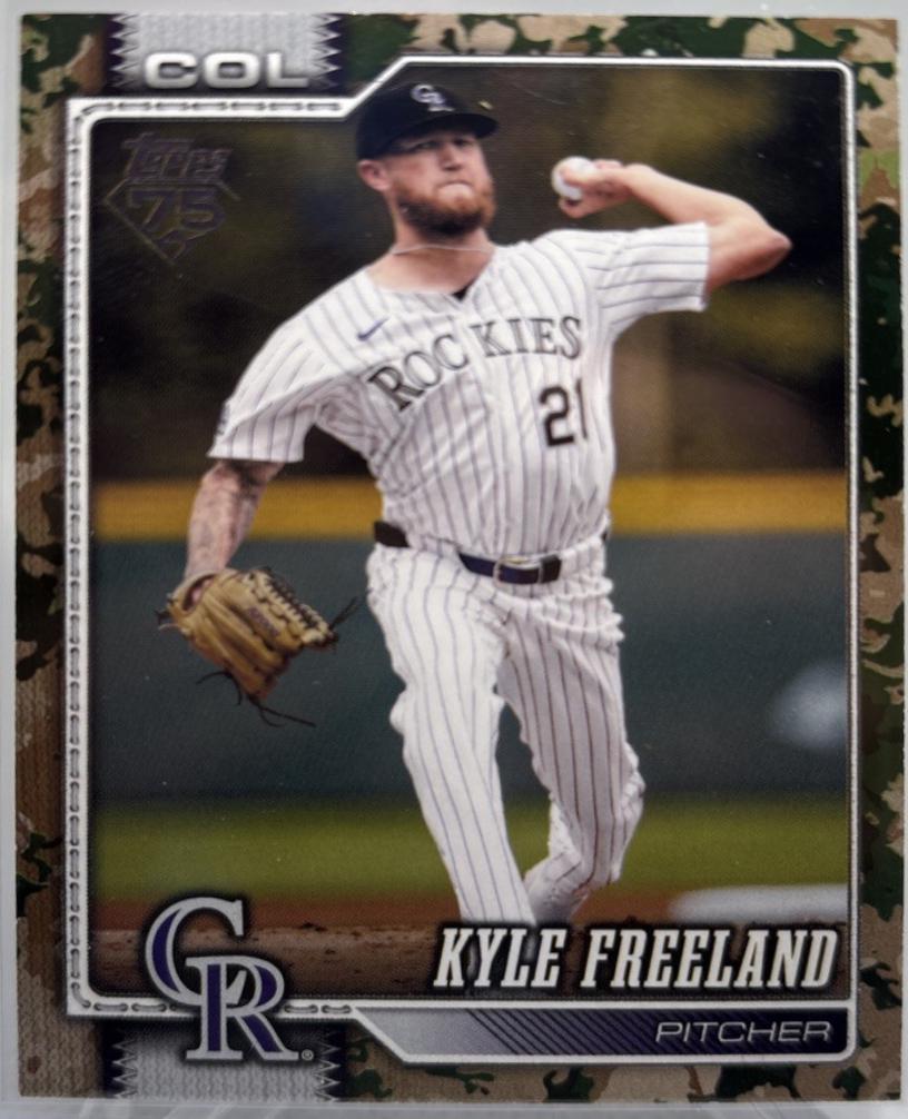 Kyle Freeland [Memorial Day Camo] #106