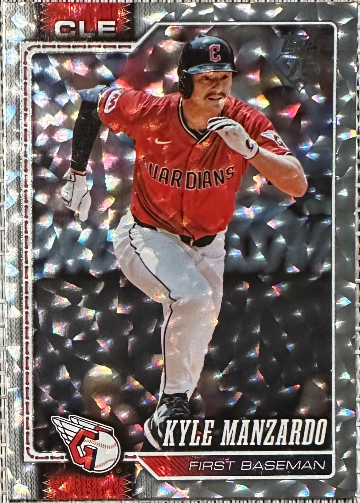 Kyle Manzardo [Silver Crackleboard] #309