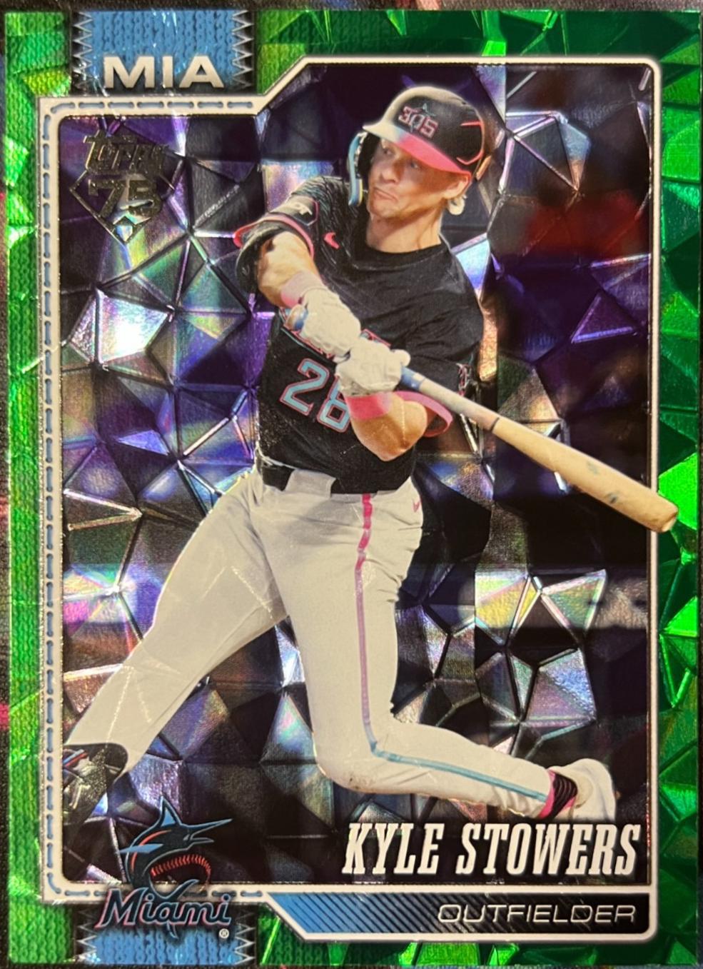 Kyle Stowers [Green Diamante] #293