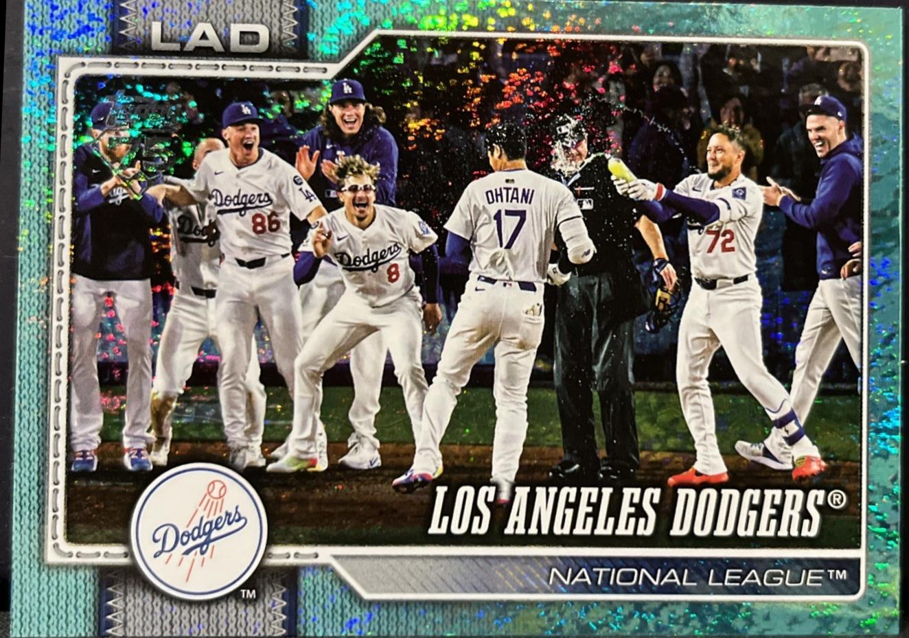 Los Angeles Dodgers [Aqua Holo] #256