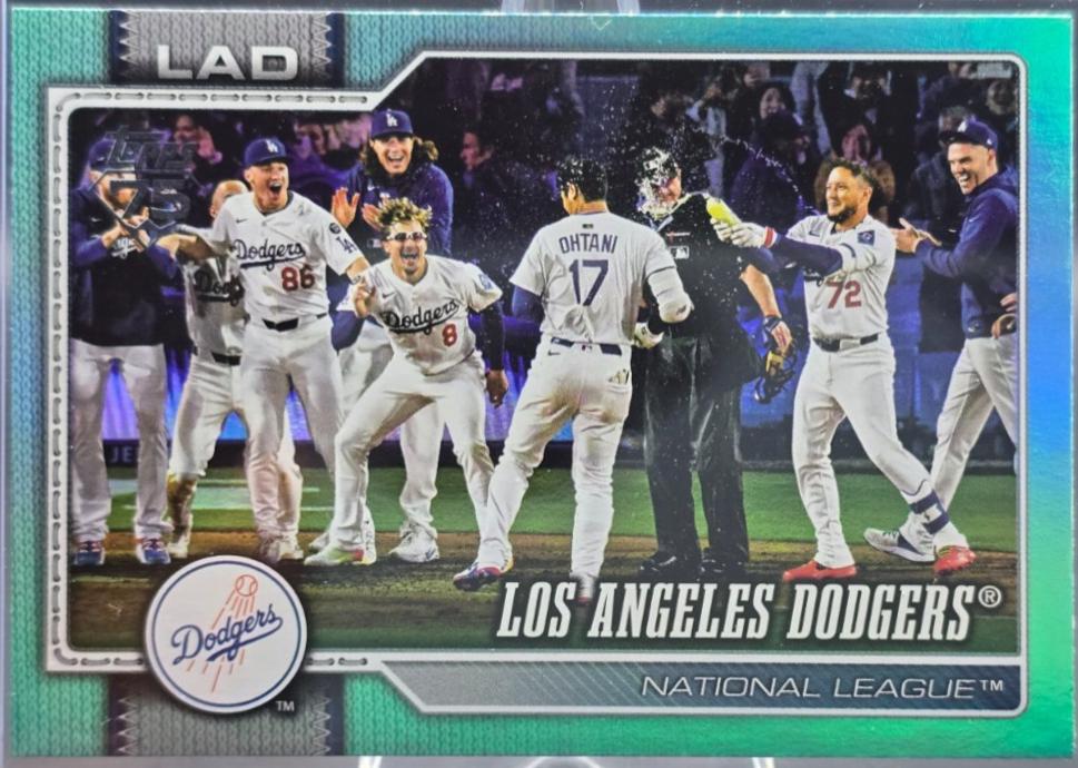 Los Angeles Dodgers [Aqua Rainbow] #256