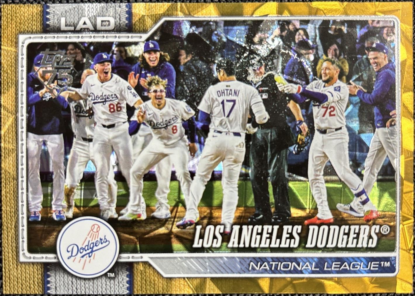 Los Angeles Dodgers [Gold Diamante] #256