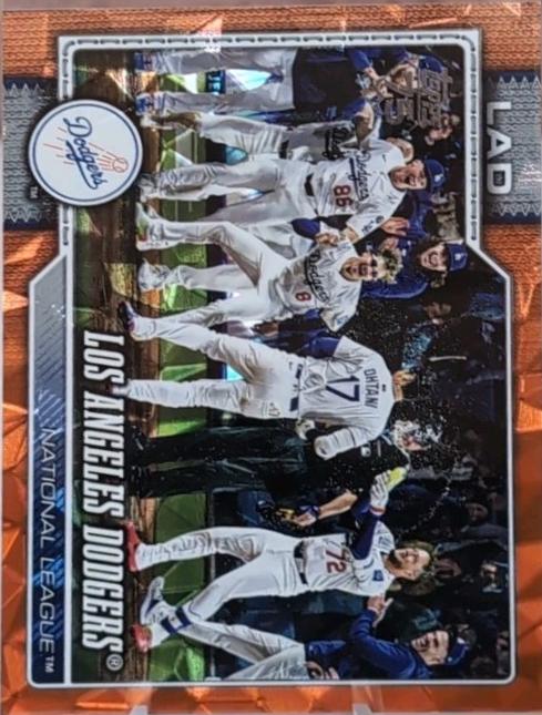 Los Angeles Dodgers [Orange Diamante] #256