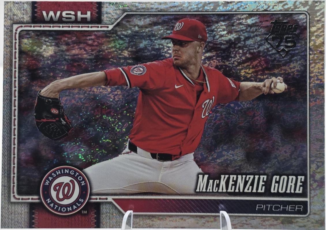 MacKenzie Gore [Silver Crackleboard Foil Board] #14
