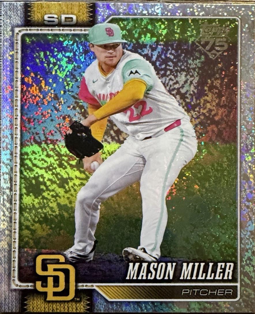 Mason Miller [Silver Crackleboard] #179