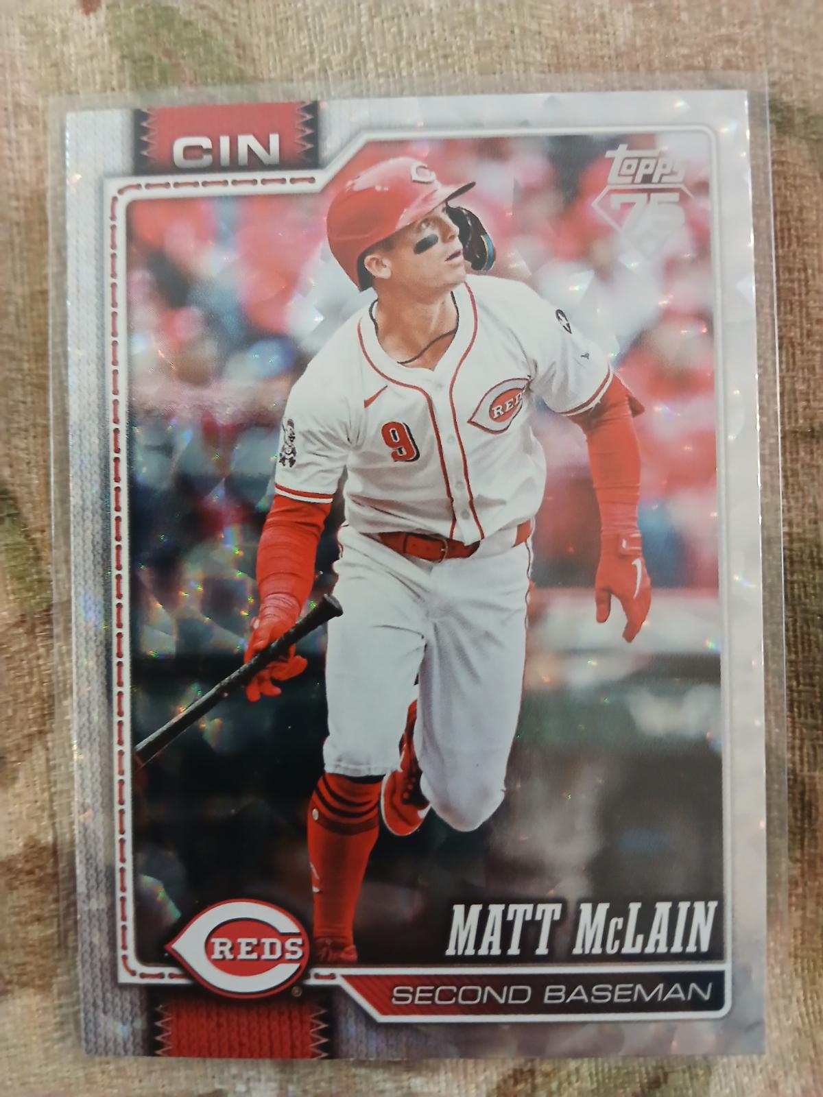 Matt McLain [Silver Crackleboard] #81