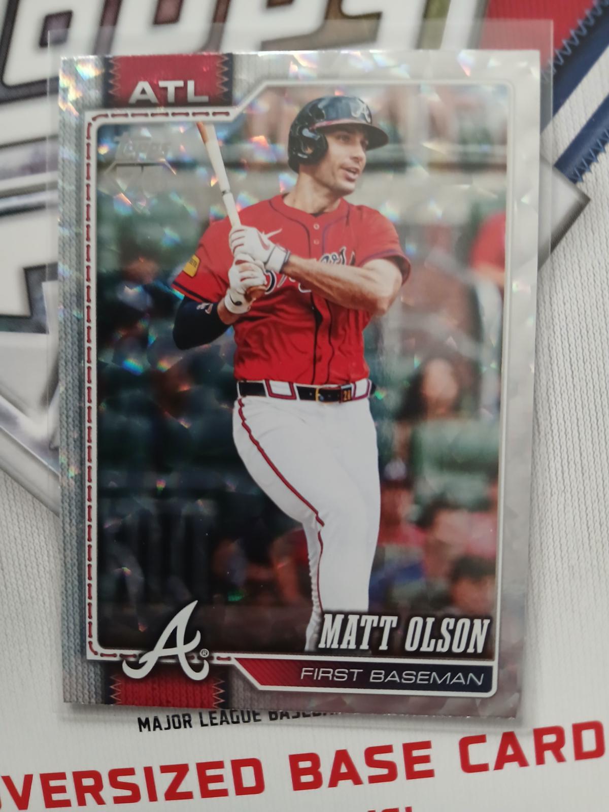 Matt Olson [Silver Crackleboard Foil Board] #39