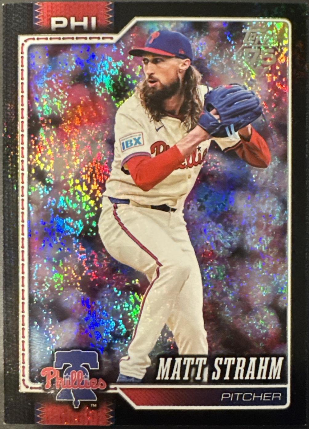 Matt Strahm [Black Sandglitter] #298