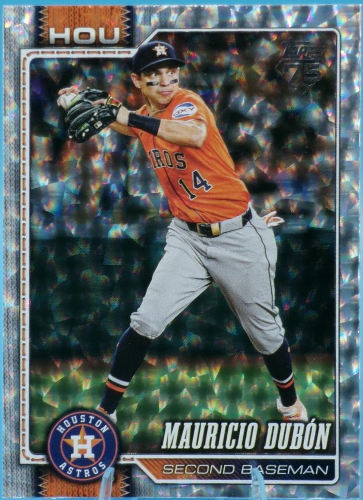 Mauricio Dubon [Silver Crackleboard] #191