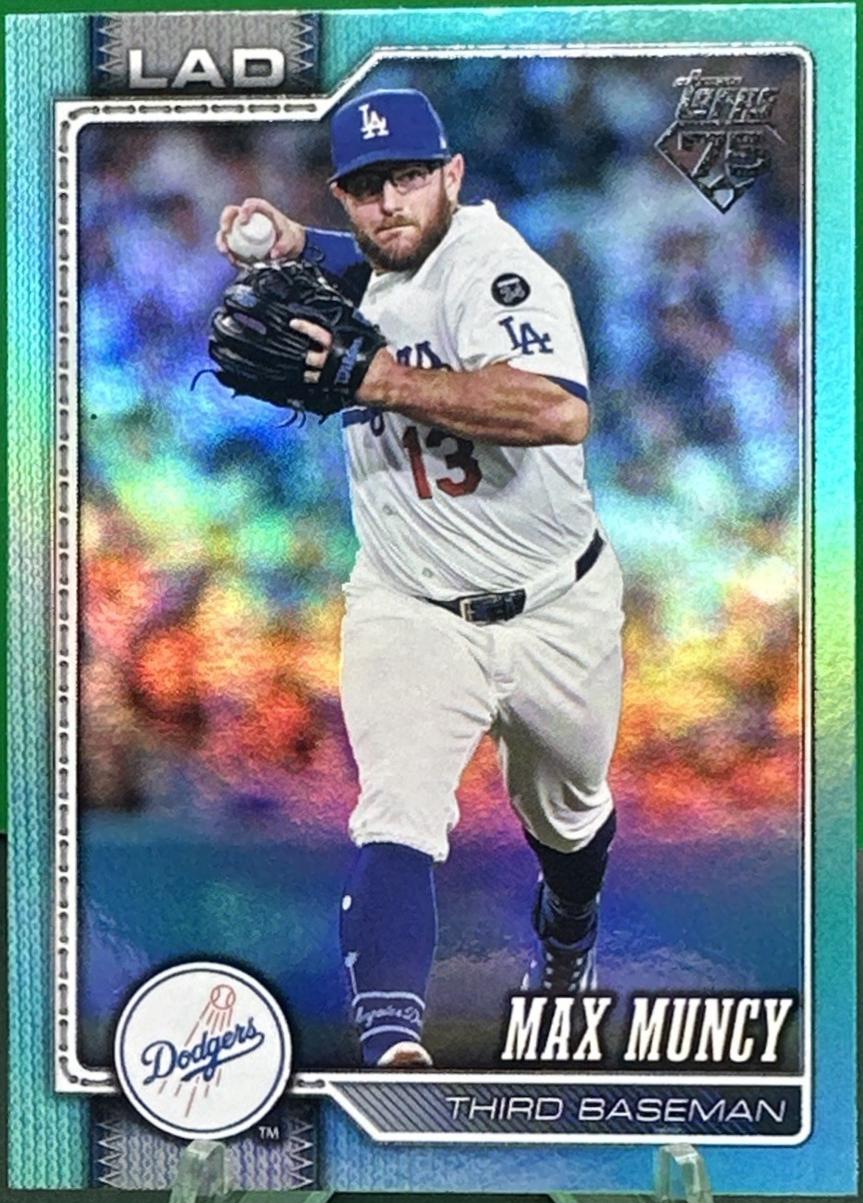 Max Muncy [Aqua Rainbow] #252