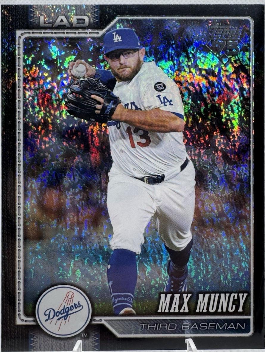 Max Muncy [Black Sandglitter] #252