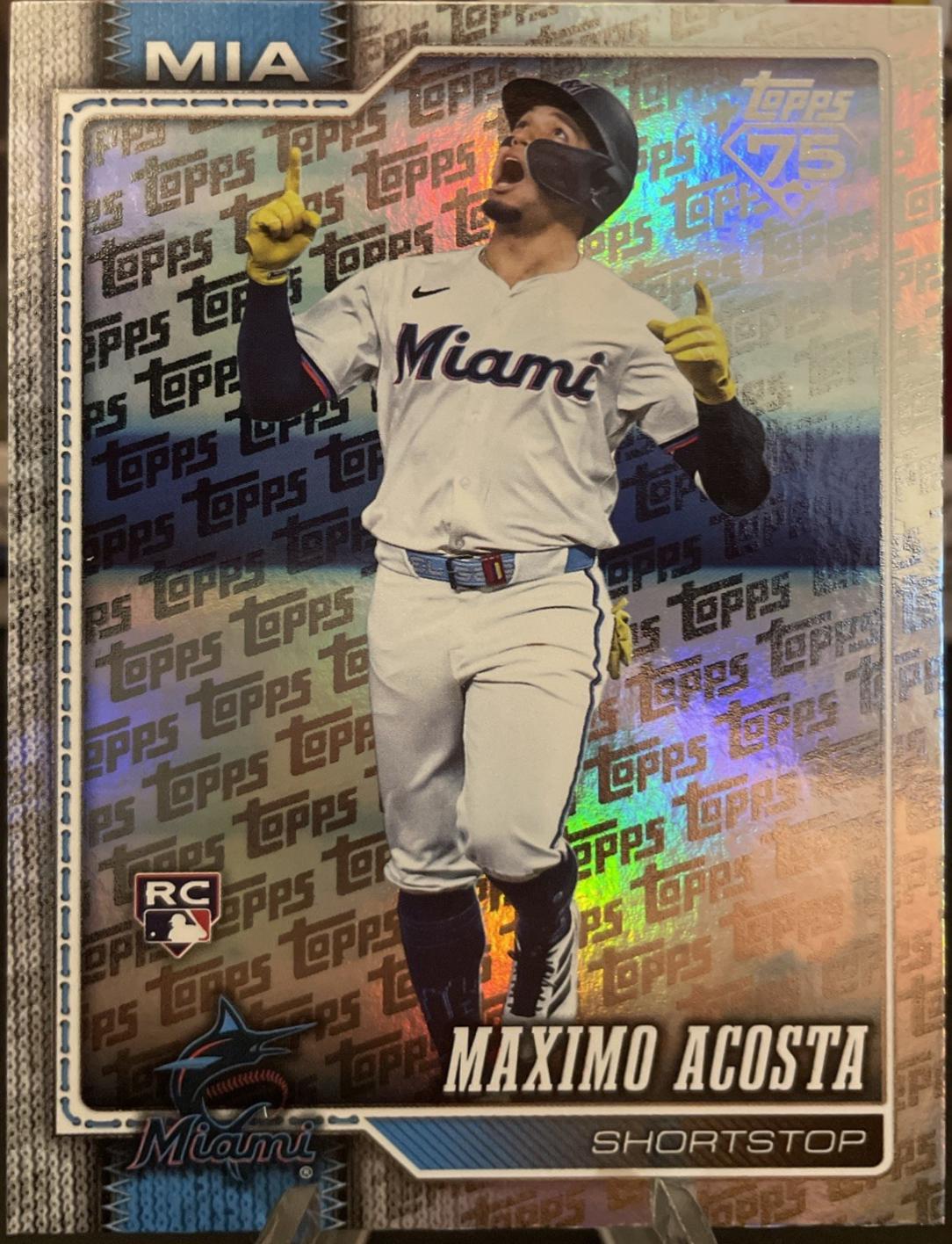 Maximo Acosta [Topps Foil Pattern] #172