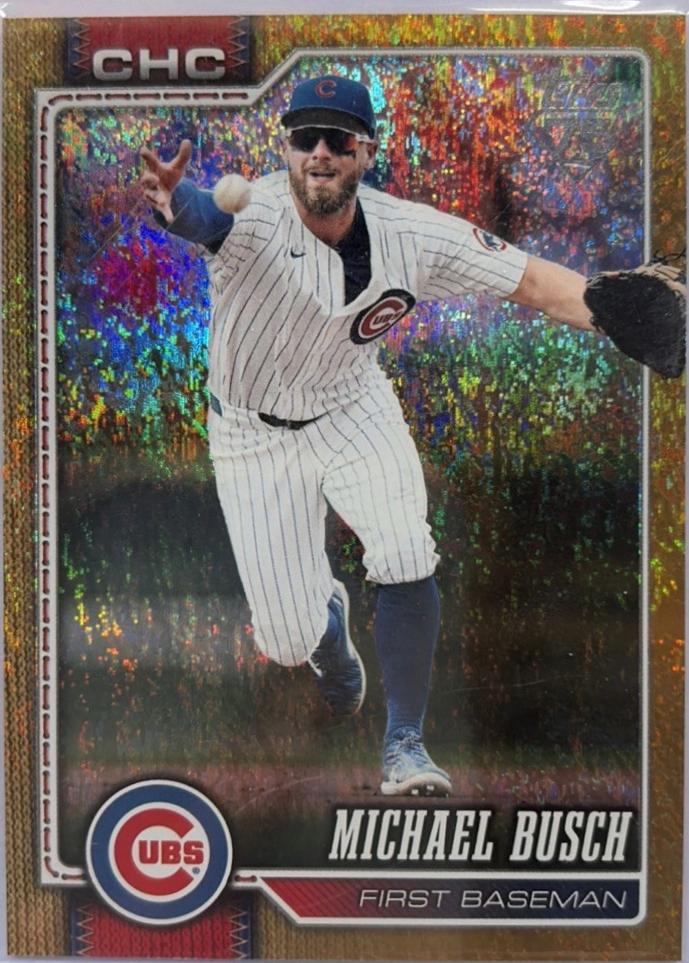 Michael Busch [Gold Sandglitter] #348