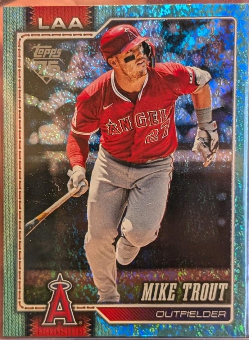 Mike Trout [Aqua Holo] #350