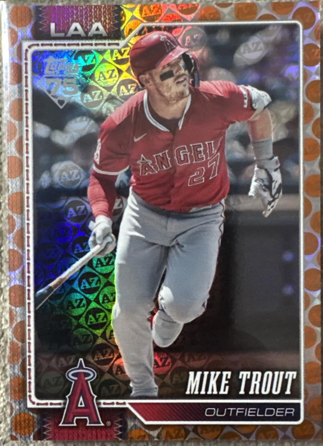 Mike Trout [Orange Spring Training] #350