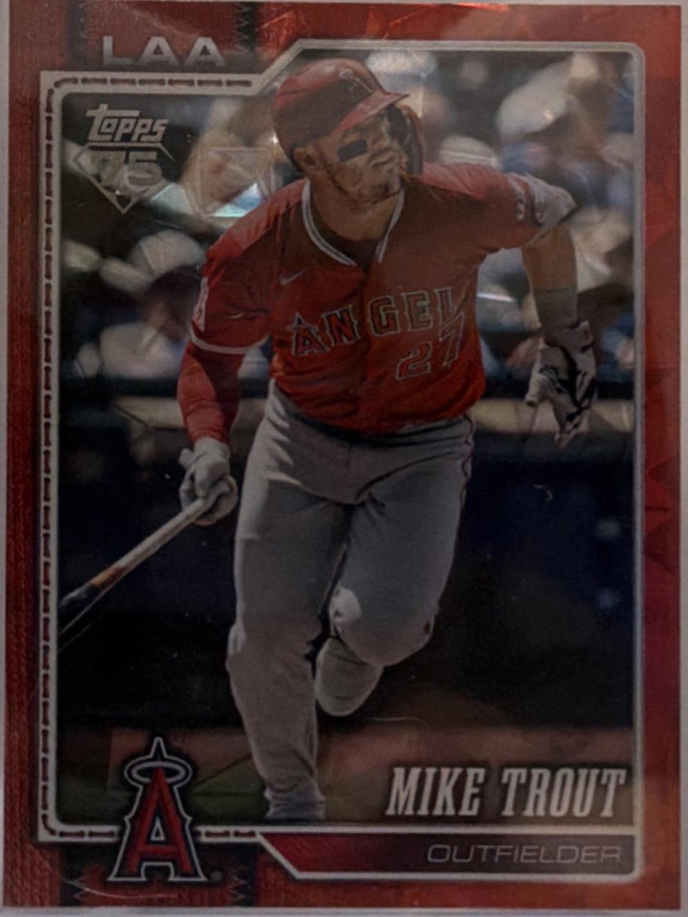 Mike Trout [Red Diamante] #350