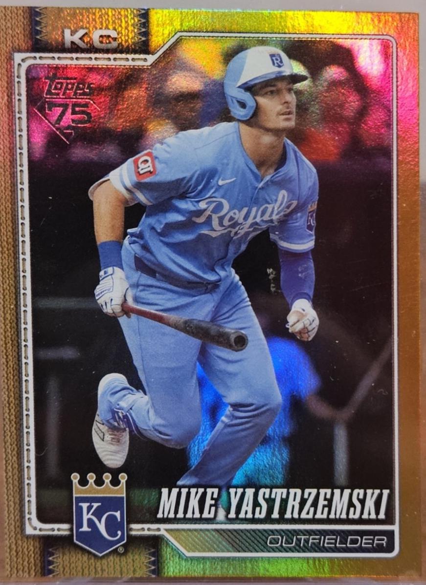 Mike Yastrzemski [Gold Sandglitter] #242