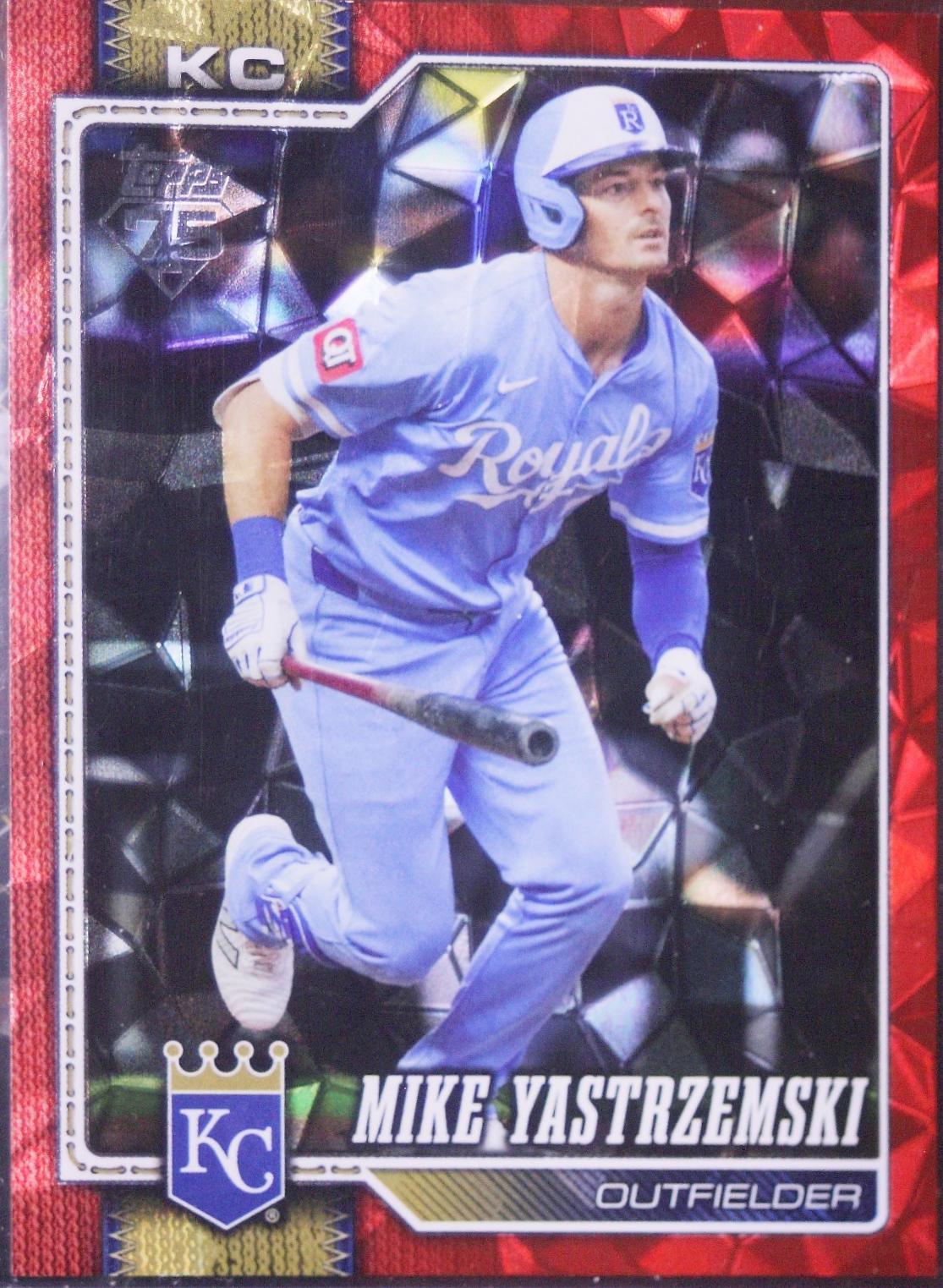 Mike Yastrzemski [Red Sandglitter] #242