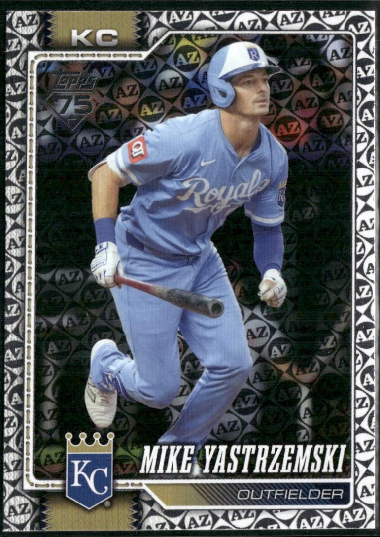 Mike Yastrzemski [Topps Foil Pattern] #242
