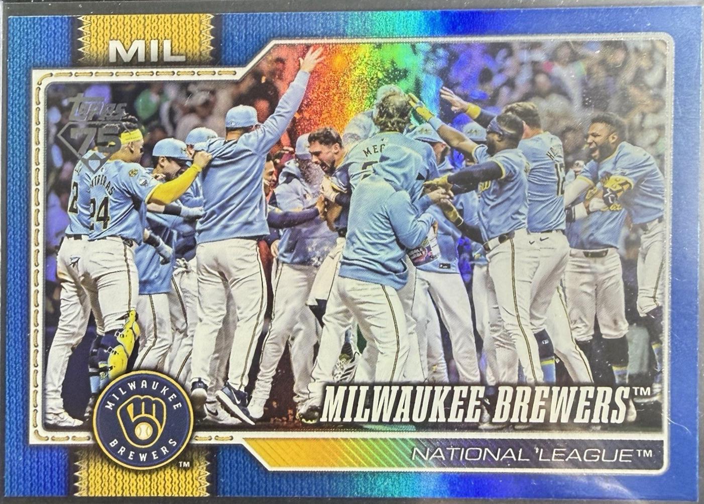 Milwaukee Brewers [Blue Rainbow] #107