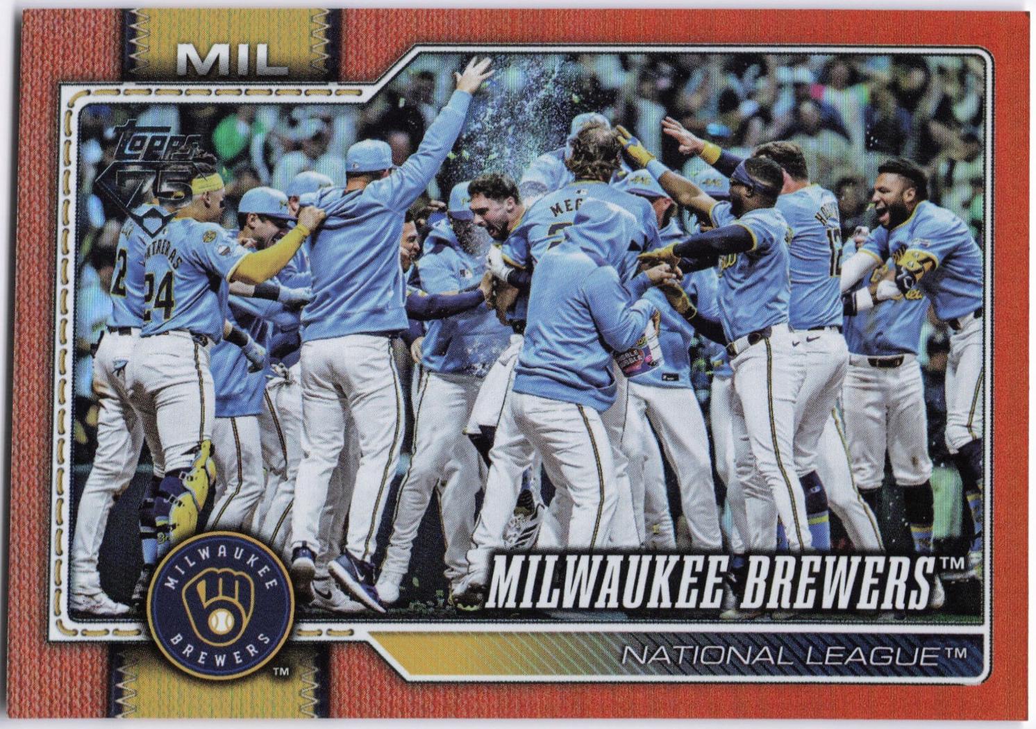 Milwaukee Brewers [Orange Rainbow] #107