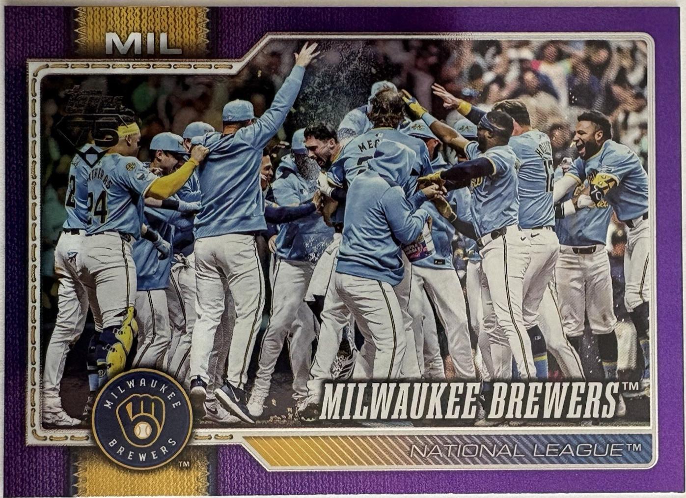 Milwaukee Brewers [Purple Rainbow] #107