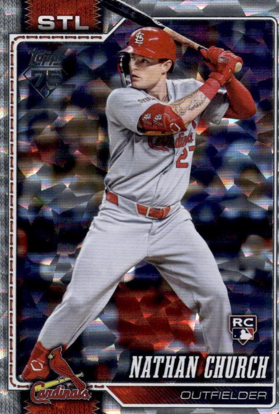 Nathan Church [Silver Crackleboard Foil Board] #24