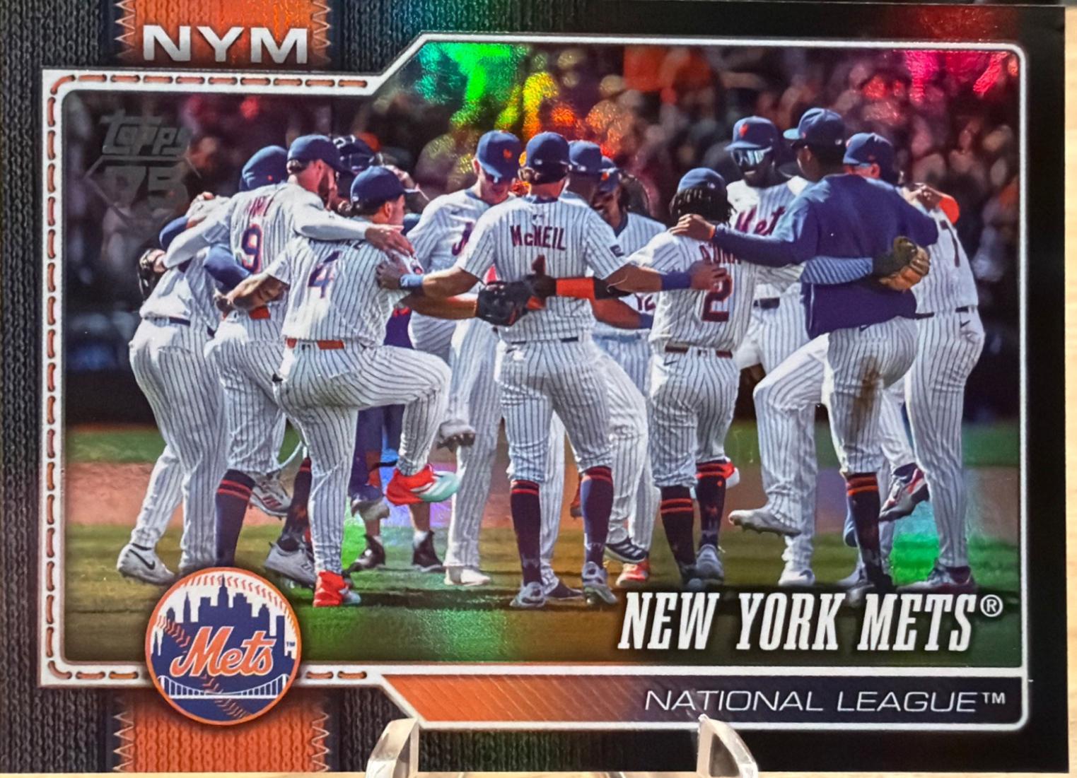 New York Mets [Black Sandglitter] #291