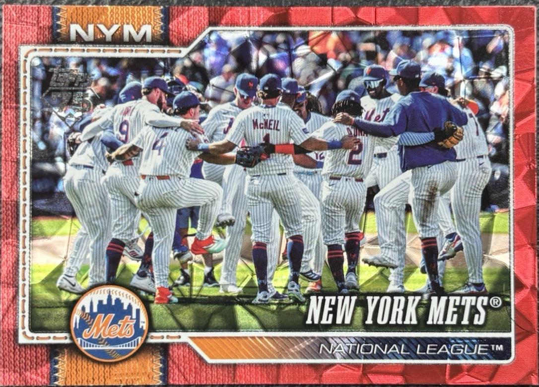 New York Mets [Red Sandglitter] #291