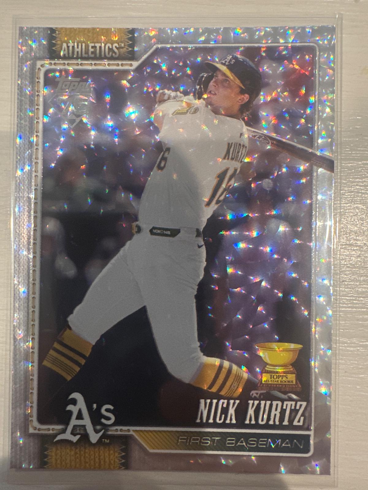 Nick Kurtz [Silver Crackleboard] #97