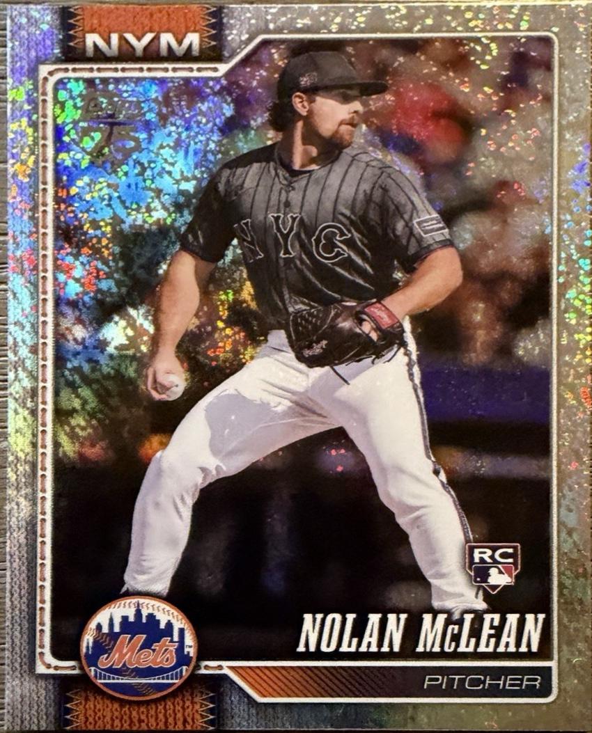 Nolan McLean [Silver Crackleboard] #214