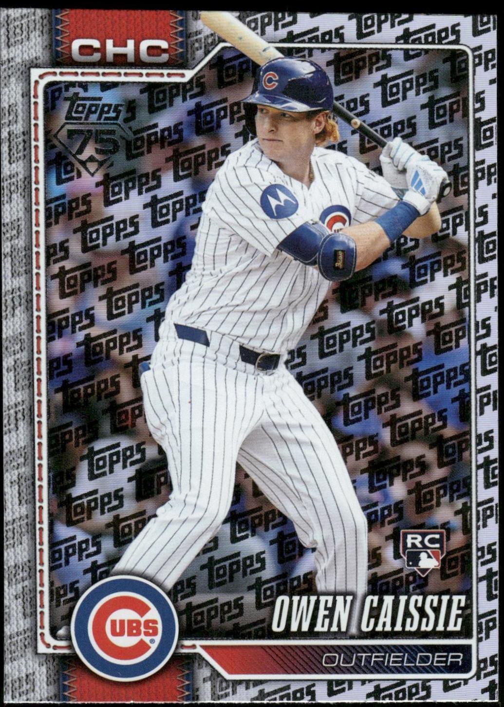 Owen Caissie [Topps Foil Pattern] #233