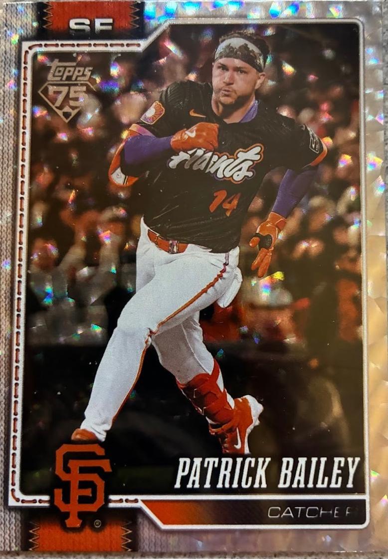 Patrick Bailey [Silver Crackleboard Foil Board] #7
