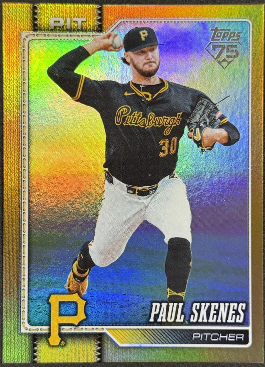 Paul Skenes [Gold Sandglitter] #100
