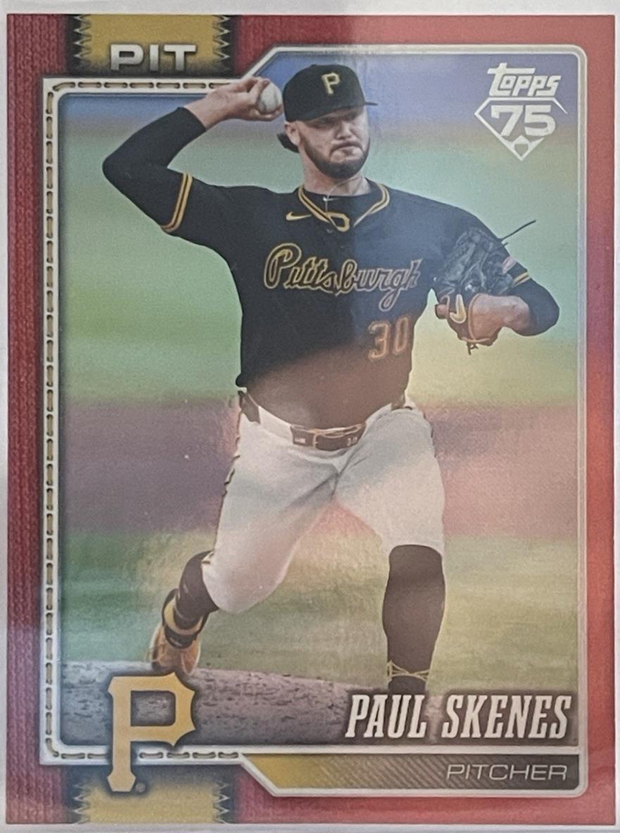 Paul Skenes [Red Sandglitter] #100