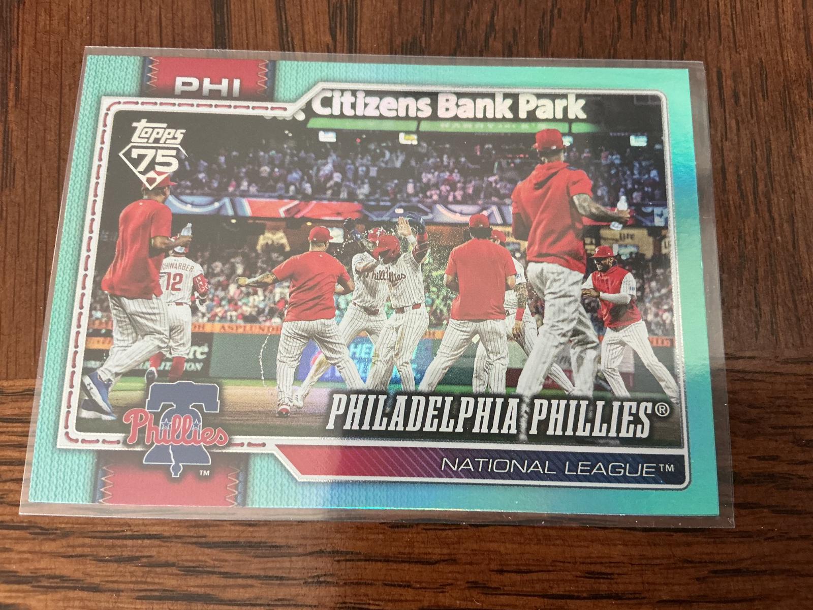 Philadelphia Phillies [Aqua Holo] #295